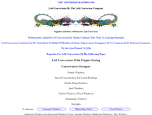 Tablet Screenshot of loftconversions.easyboo.com